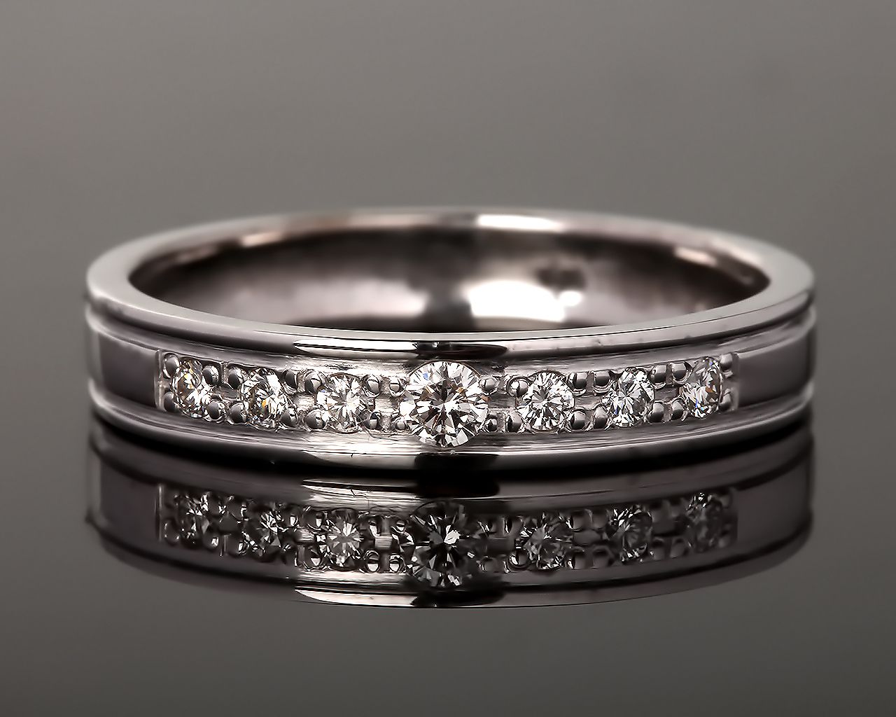 Золотое кольцо-дорожка с бриллиантами 0.29ct 270716/2