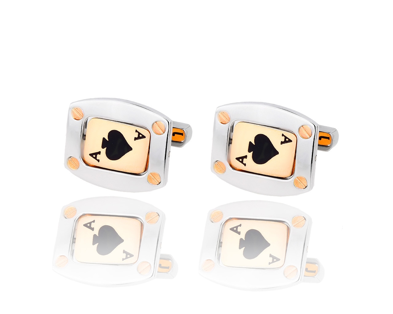 Солидные золотые запонки Baraka 030418/3