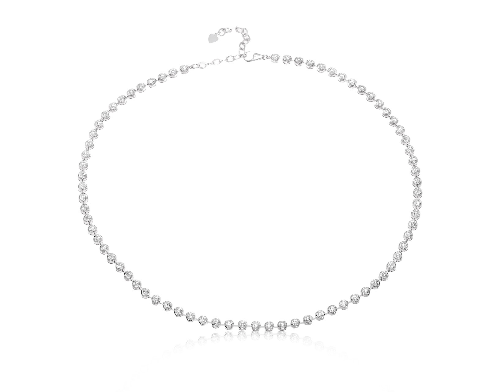 Золотое колье с бриллиантами 10.05ct 990059/1