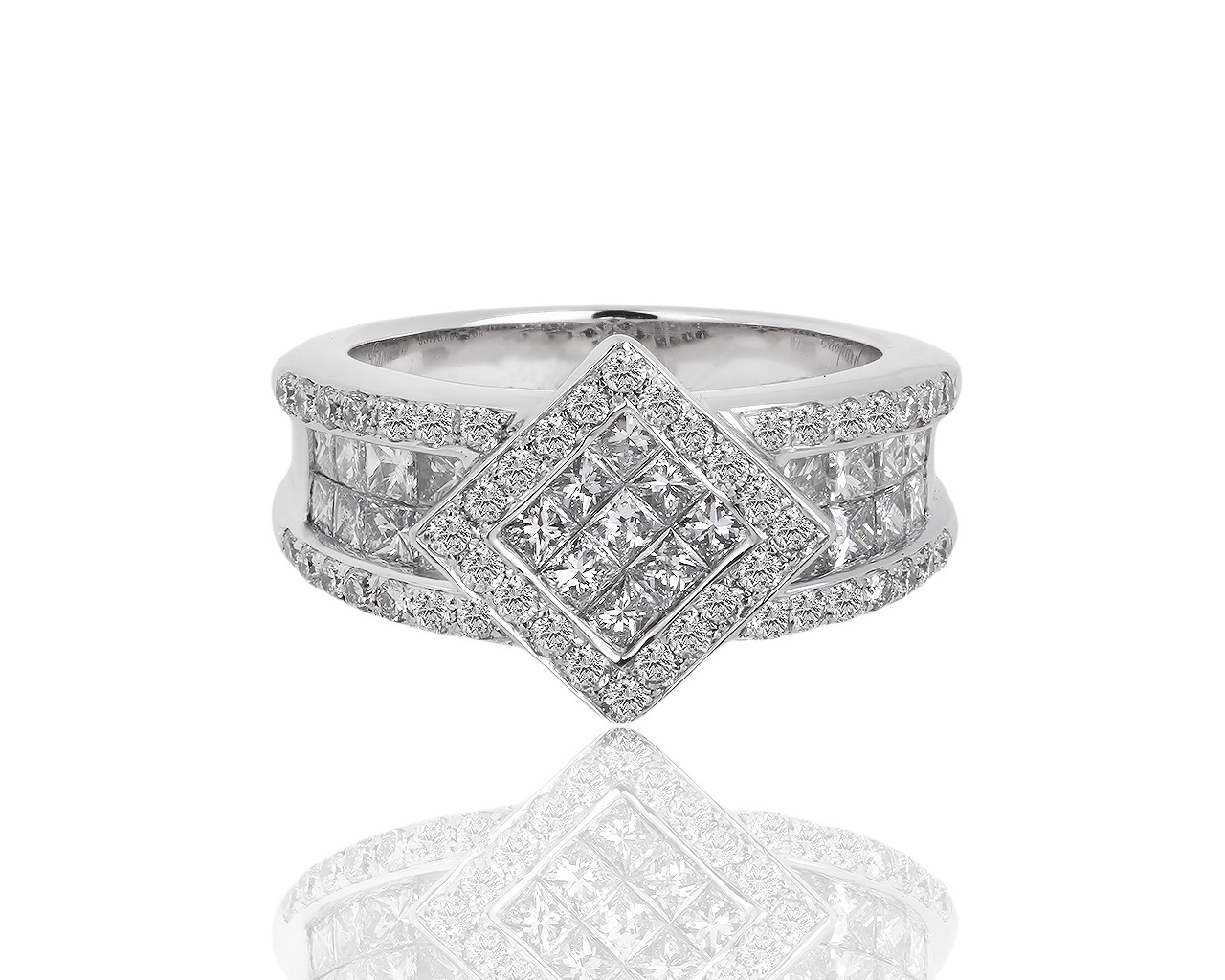 Изумительное золотое кольцо с бриллиантами 1.86ct 311018/8