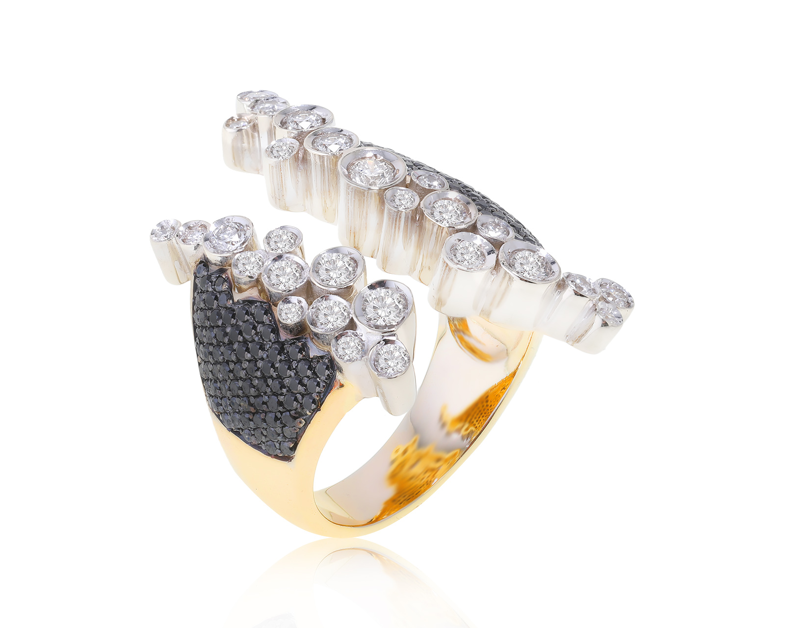 Роскошное золотое кольцо с бриллиантами 1.70ct 301022/9