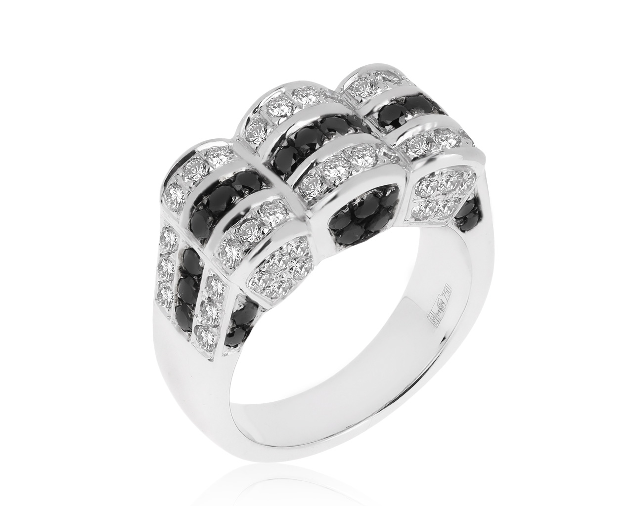 Престижное золотое кольцо с бриллиантами 1.81ct 100820/7