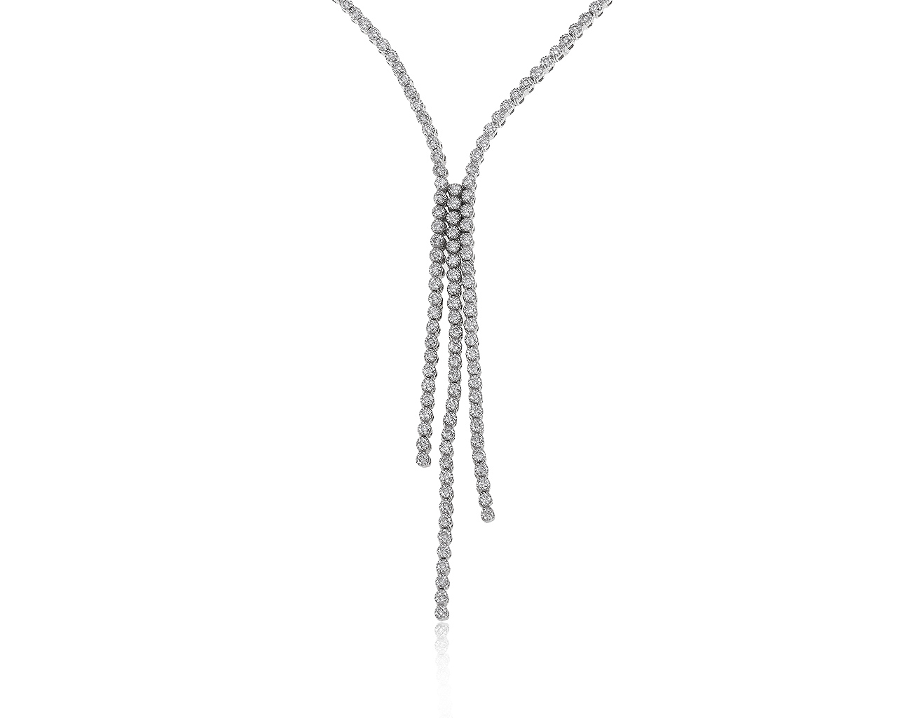 Изящное золотое колье с бриллиантами 1.80ct 070920/02