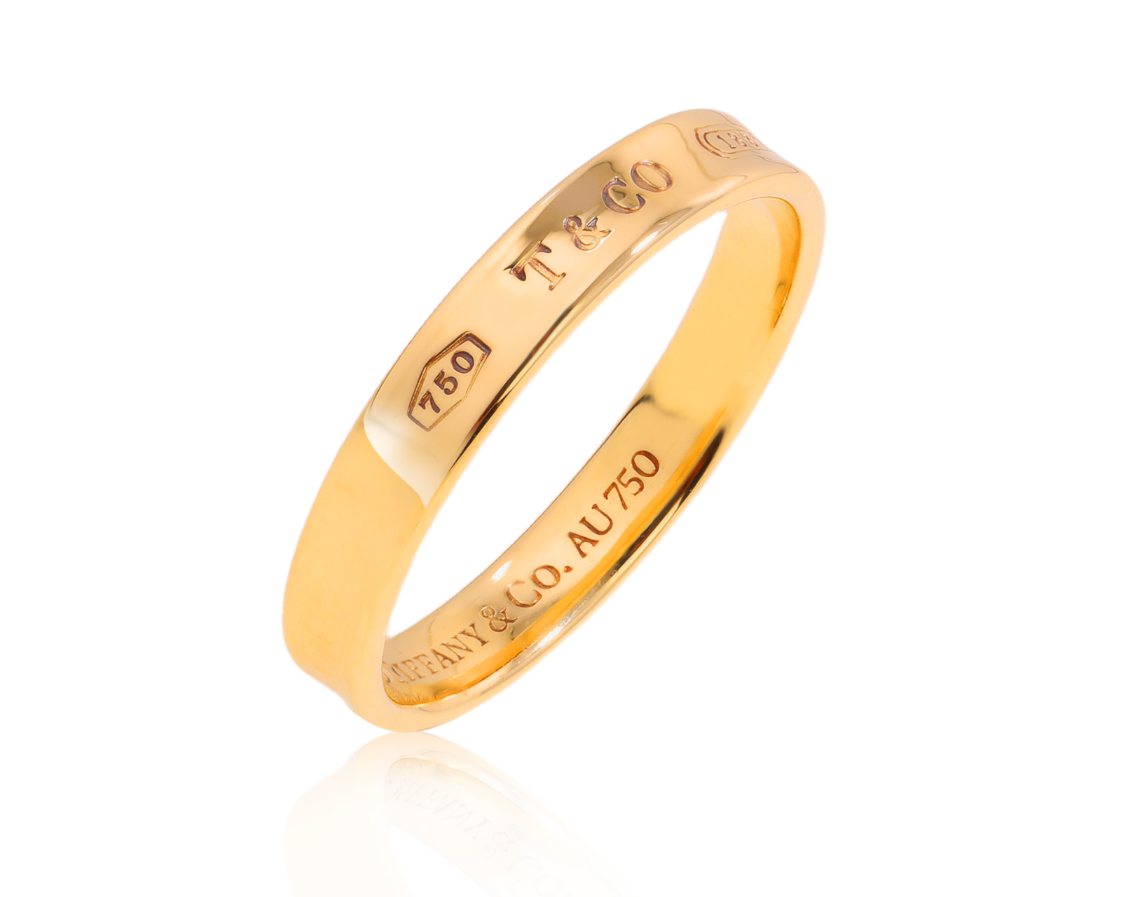 Оригинальное золотое кольцо Tiffany&Co 1837 280725/10 Оригинальное золотое кольцо Tiffany&Co 1837 280725/10