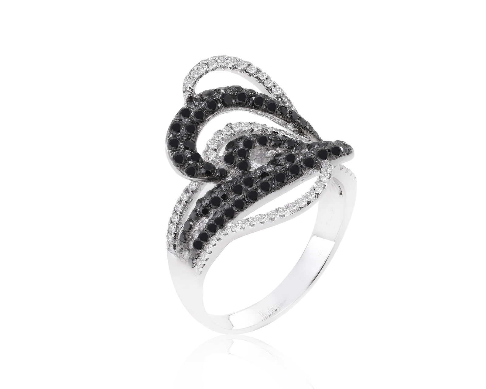 Стильное золотое кольцо с бриллиантами 1.56ct 230522/12