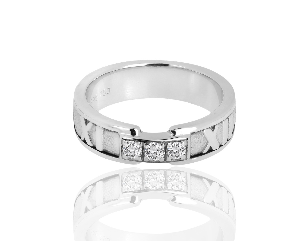 Оригинальное золотое кольцо с бриллиантами Tiffany&Co