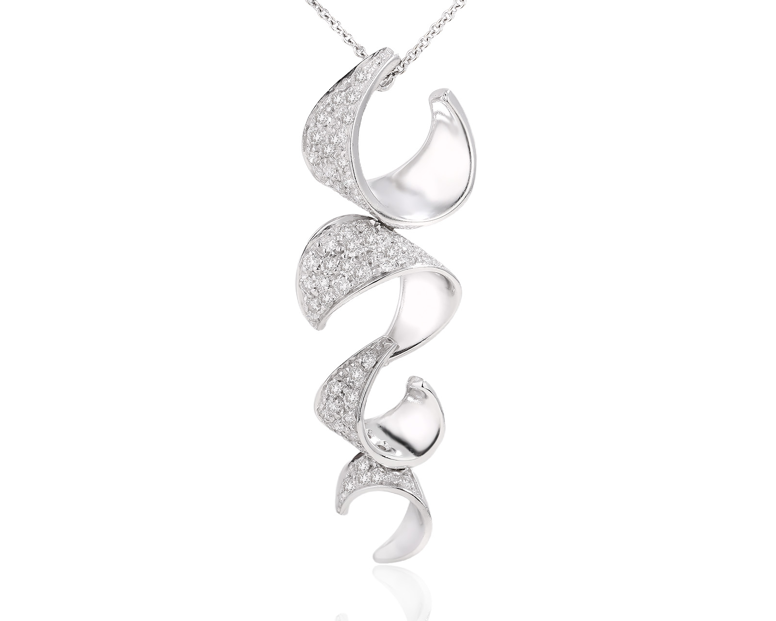 Оригинальное золотое колье с бриллиантами 0.78ct Chimento