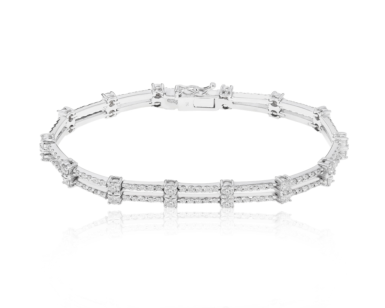 Великолепный золотой браслет с бриллиантами 4.20ct 300322/9