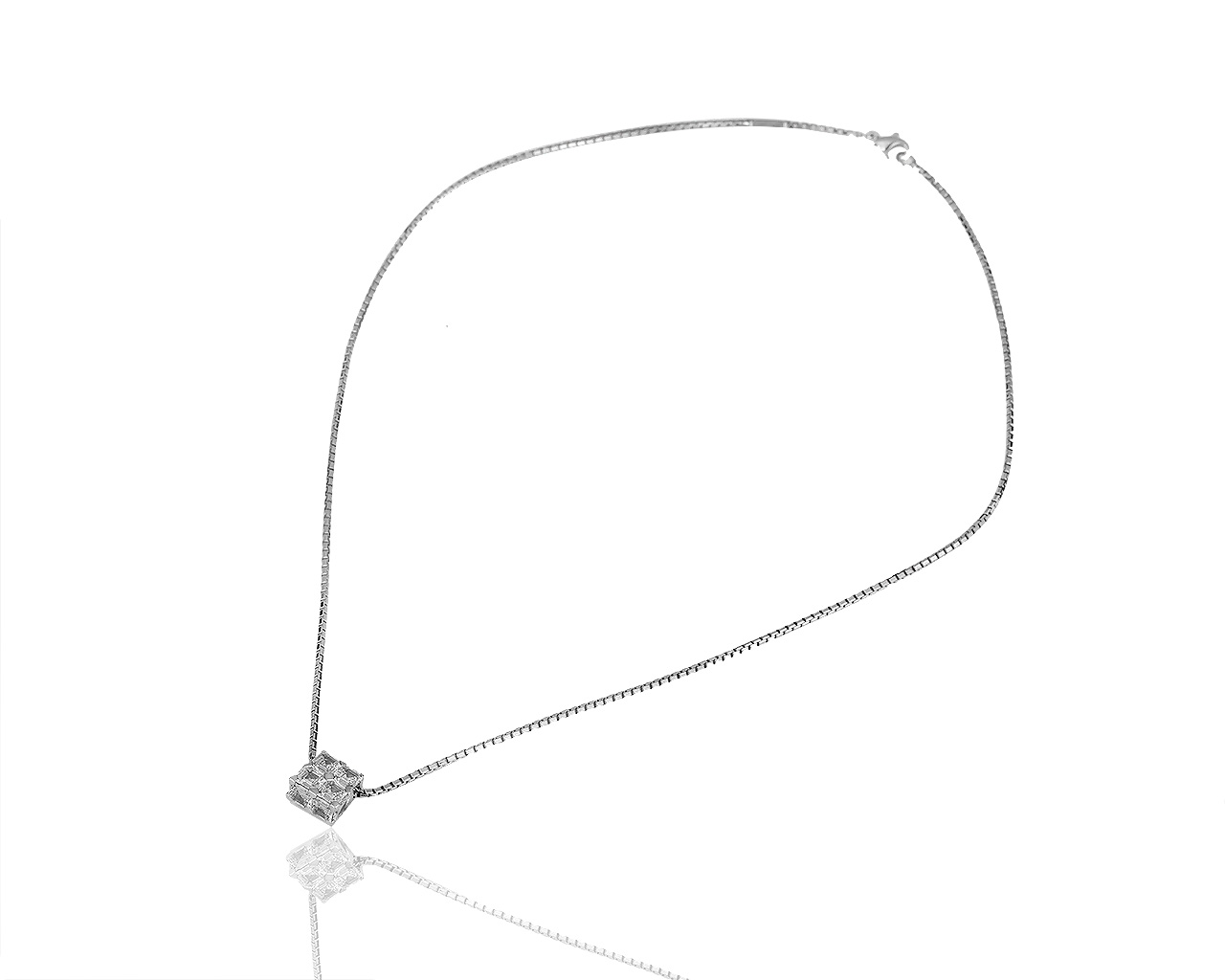 Золотой кулон с бриллиантами 2.23ct Chopard Ice Cube