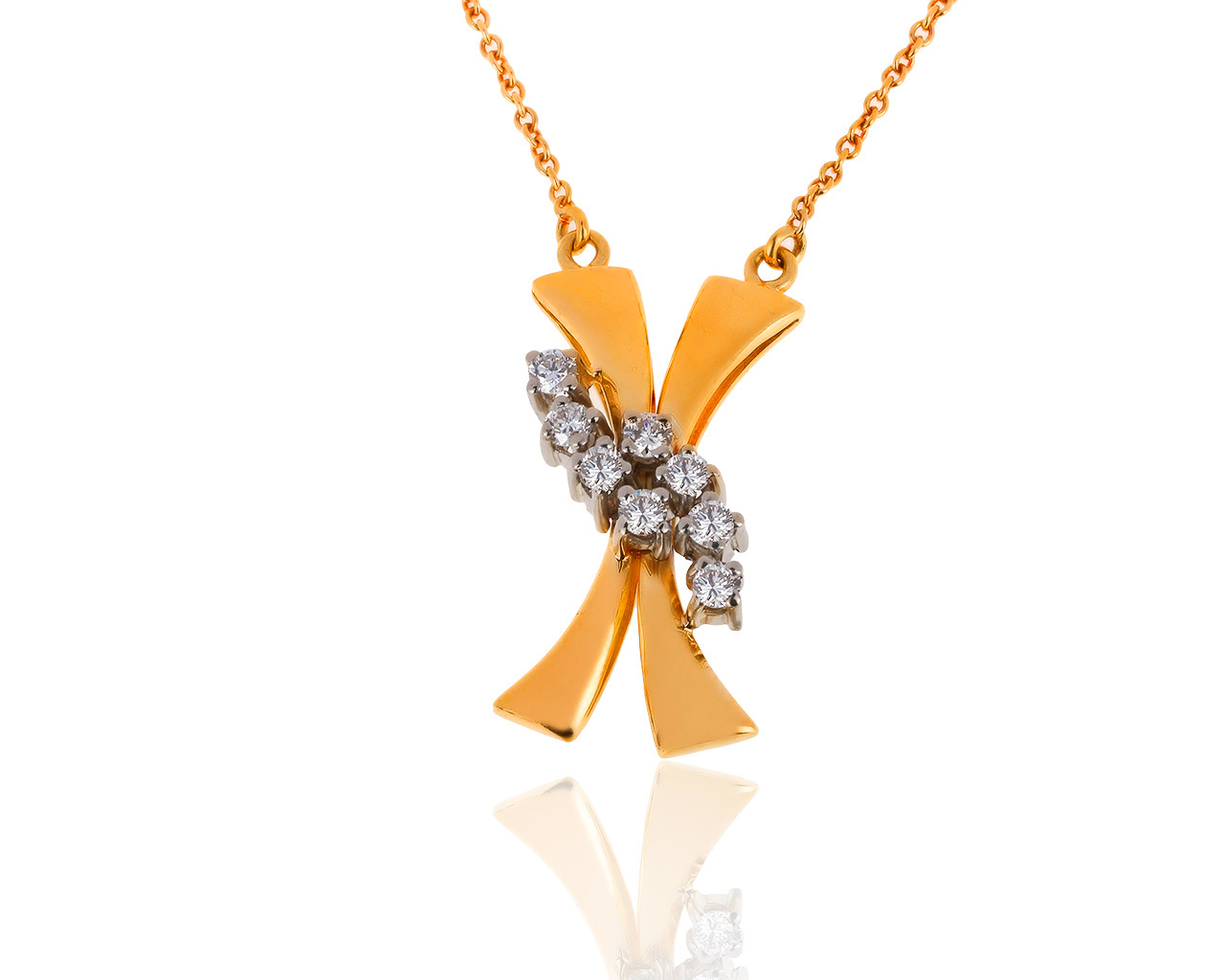 Роскошный золотой кулон с бриллиантами 0.84ct 261019/6 Роскошный золотой кулон с бриллиантами 0.84ct 261019/6