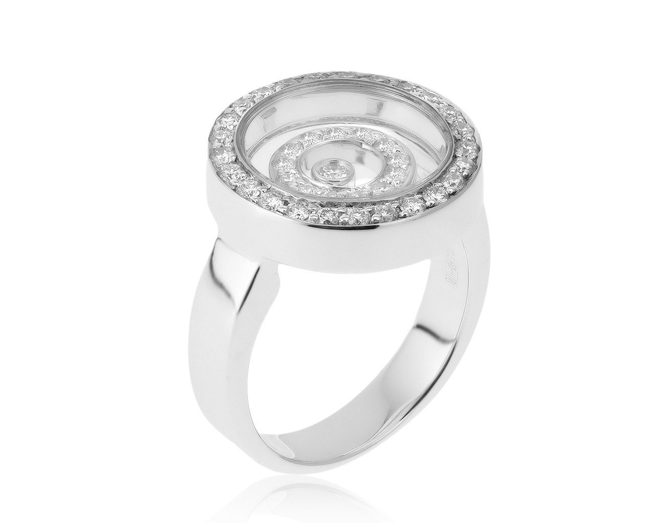 Прекрасное золотое кольцо с бриллиантами 0.67ct 240820/1