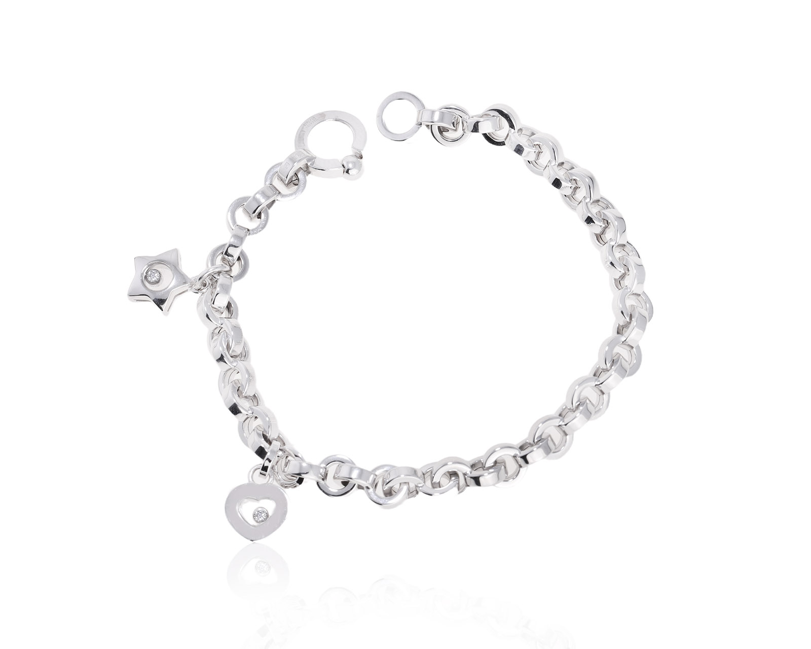 Оригинальный золотой браслет Chopard Happy Diamonds 271224/9