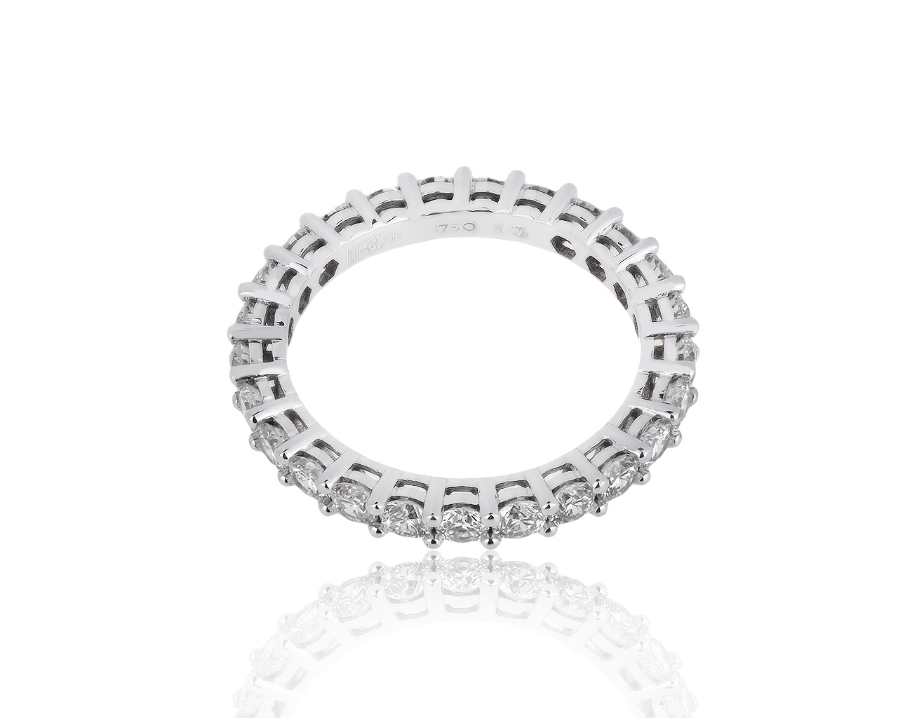Модное золотое кольцо с бриллиантами 1.50ct