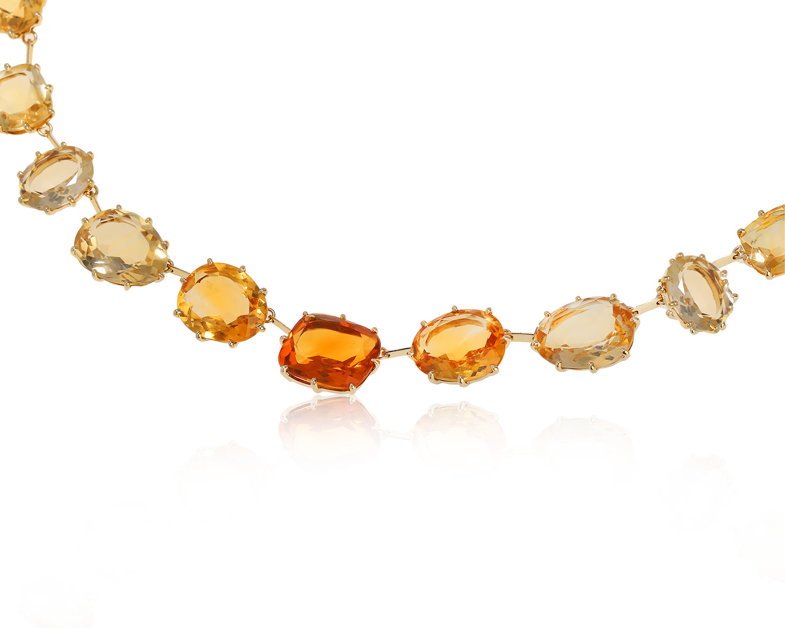 Оригинальное золотое колье H.Stern Sunrise 140222/11