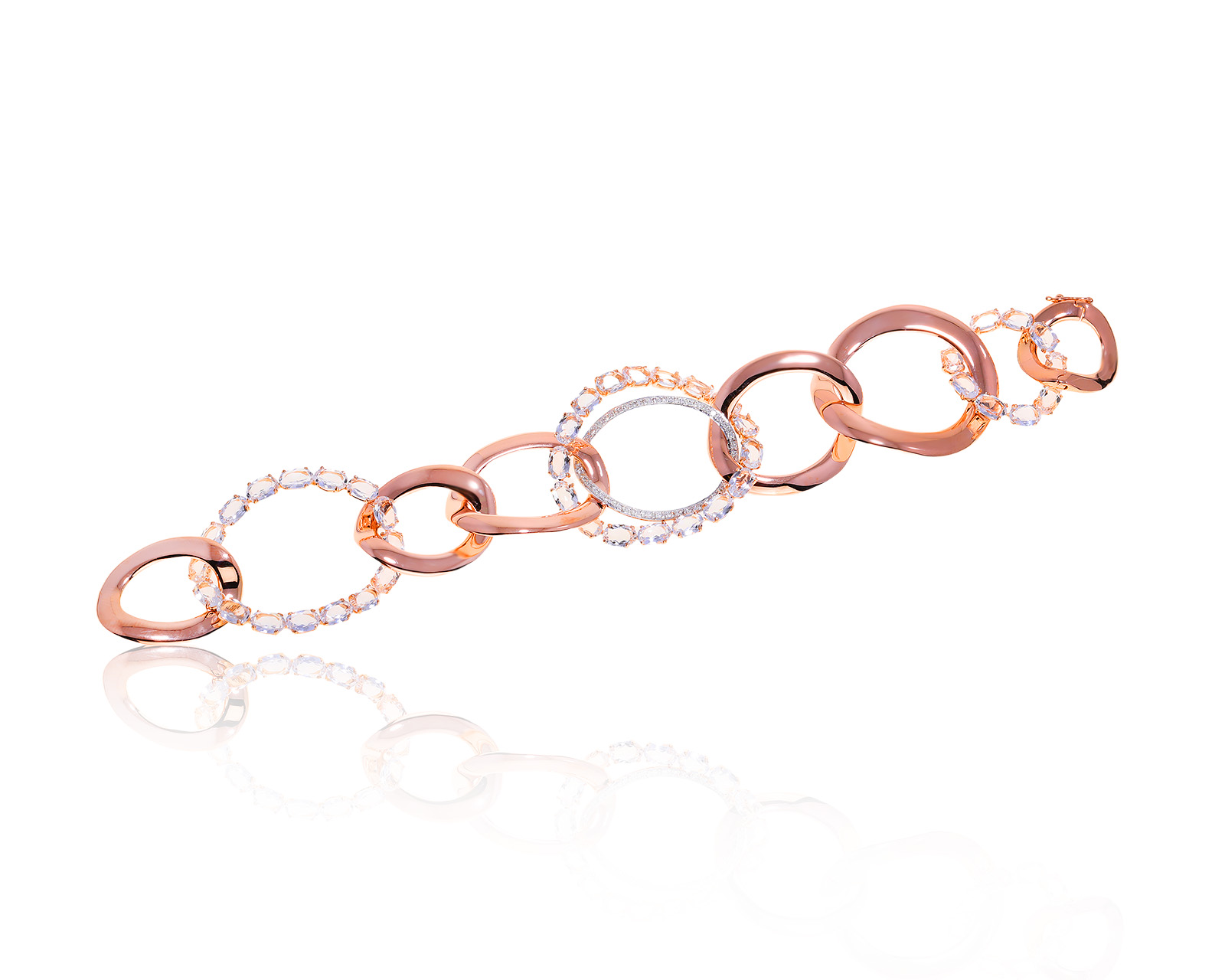 Оригинальный золотой браслет с кварцем 19.35ct Brumani 290625/6 Оригинальный золотой браслет с кварцем 19.35ct Brumani 290625/6