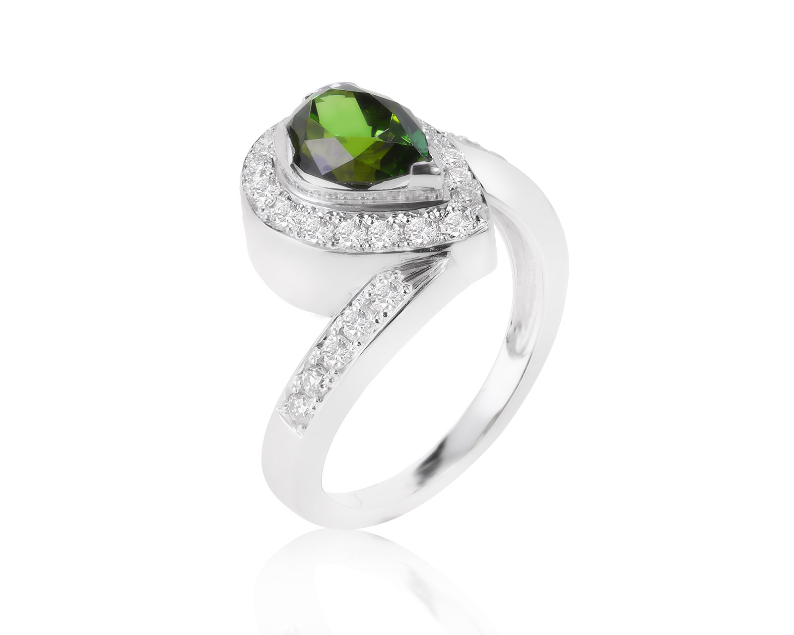 Великолепное золотое кольцо с турмалином 1.61ct 061022/6