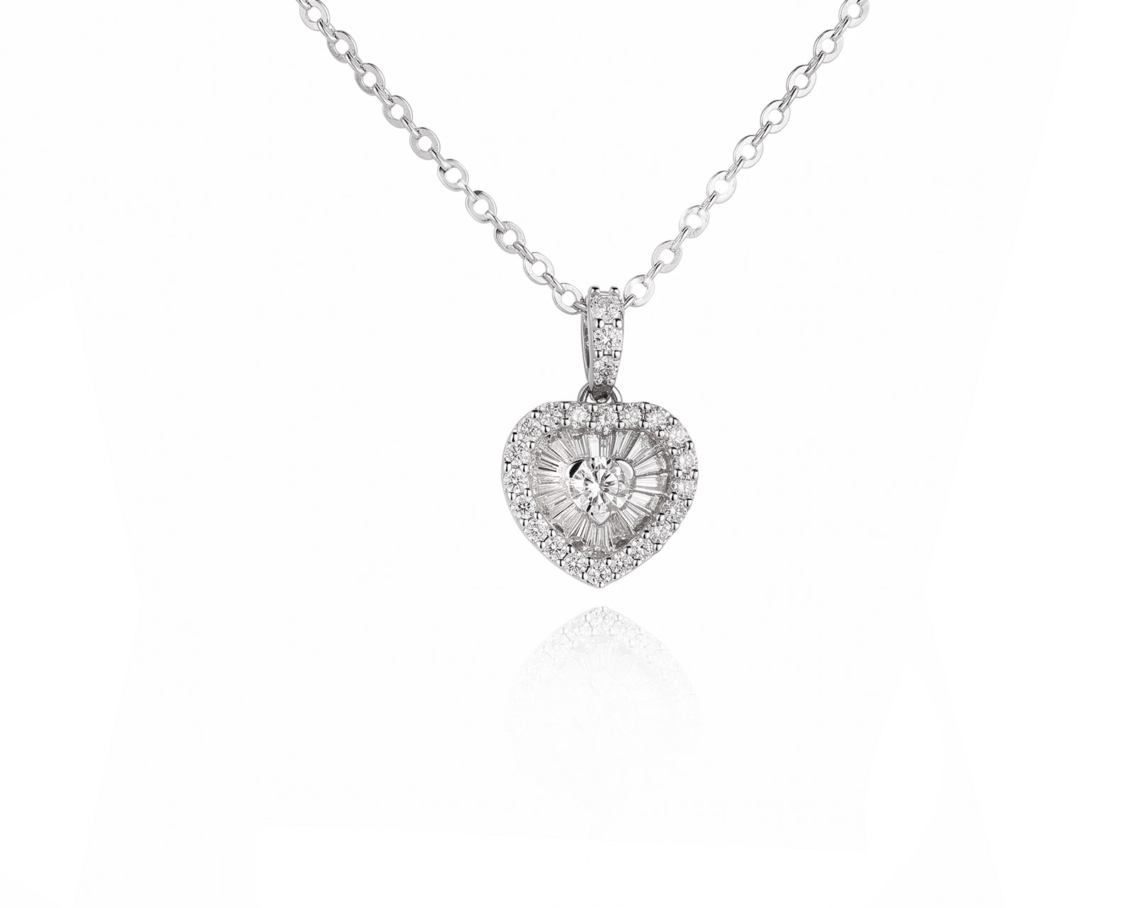 Золотой кулон с бриллиантами 0.89ct 300426/7
