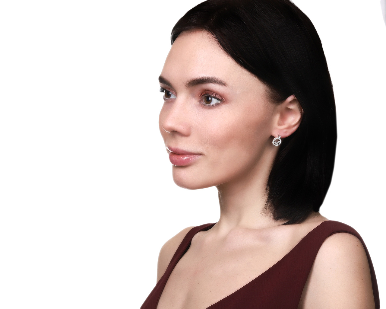 Оригинальные золотые серьги с бриллиантами 0.72ct Chopard