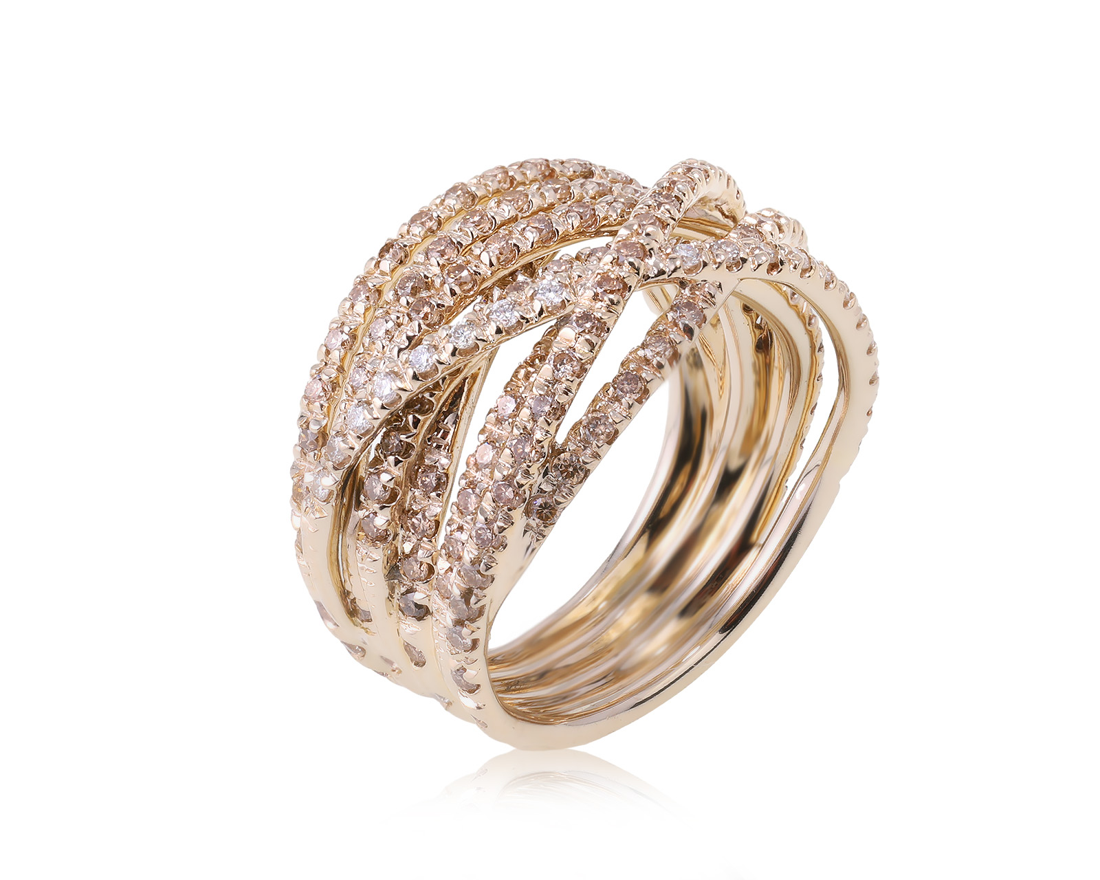 Оригинальное золотое кольцо H.Stern Zephyr 191223/1