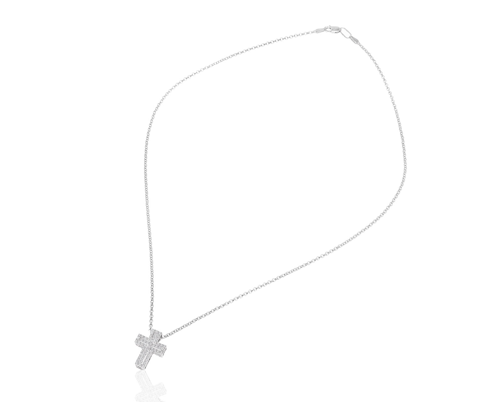 Безупречный золотой кулон с бриллиантами 0.72ct