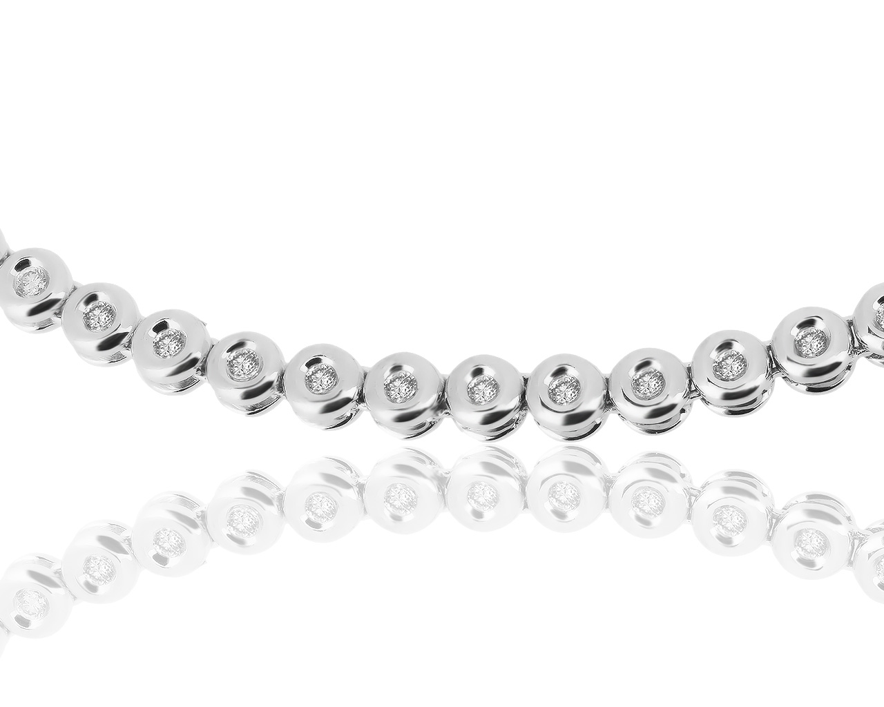 Прекрасное золотое колье с бриллиантами 0.87ct Carmen 210619/14