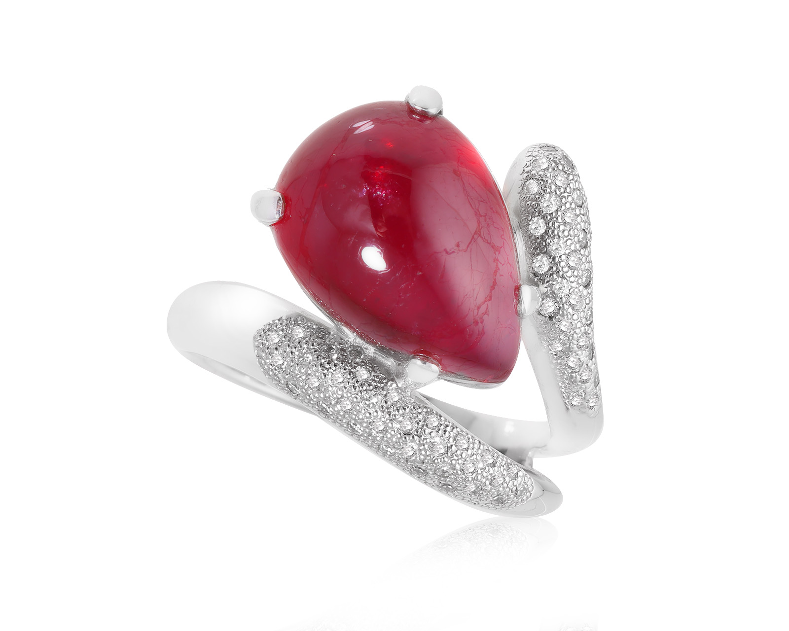Оригинальное золотое кольцо с рубином 10.87ct Maxim Demidov