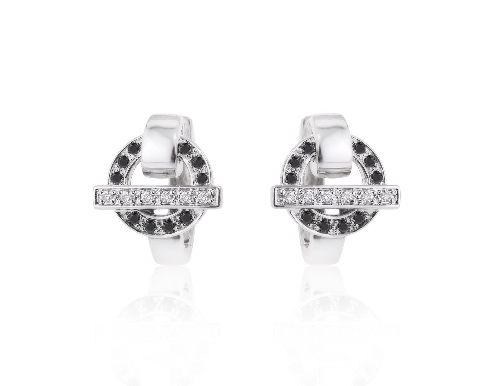 Оригинальные золотые серьги с бриллиантами 0.26ct Guy Laroche 210624/7