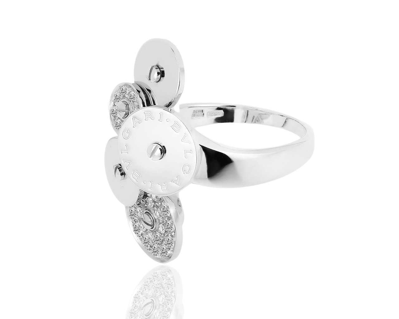 Золотое кольцо с бриллиантами 0.28ct Bvlgari Cicladi 021118/4