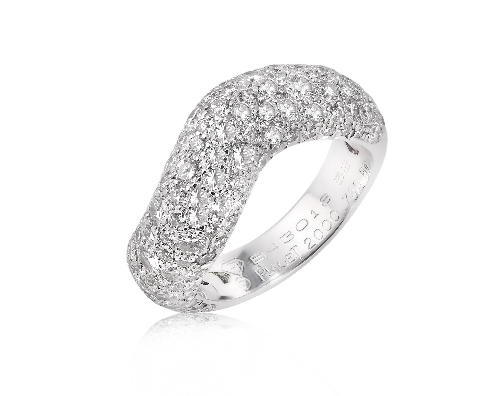 Оригинальное золотое кольцо с бриллиантами 1.85ct Piaget 101225/8