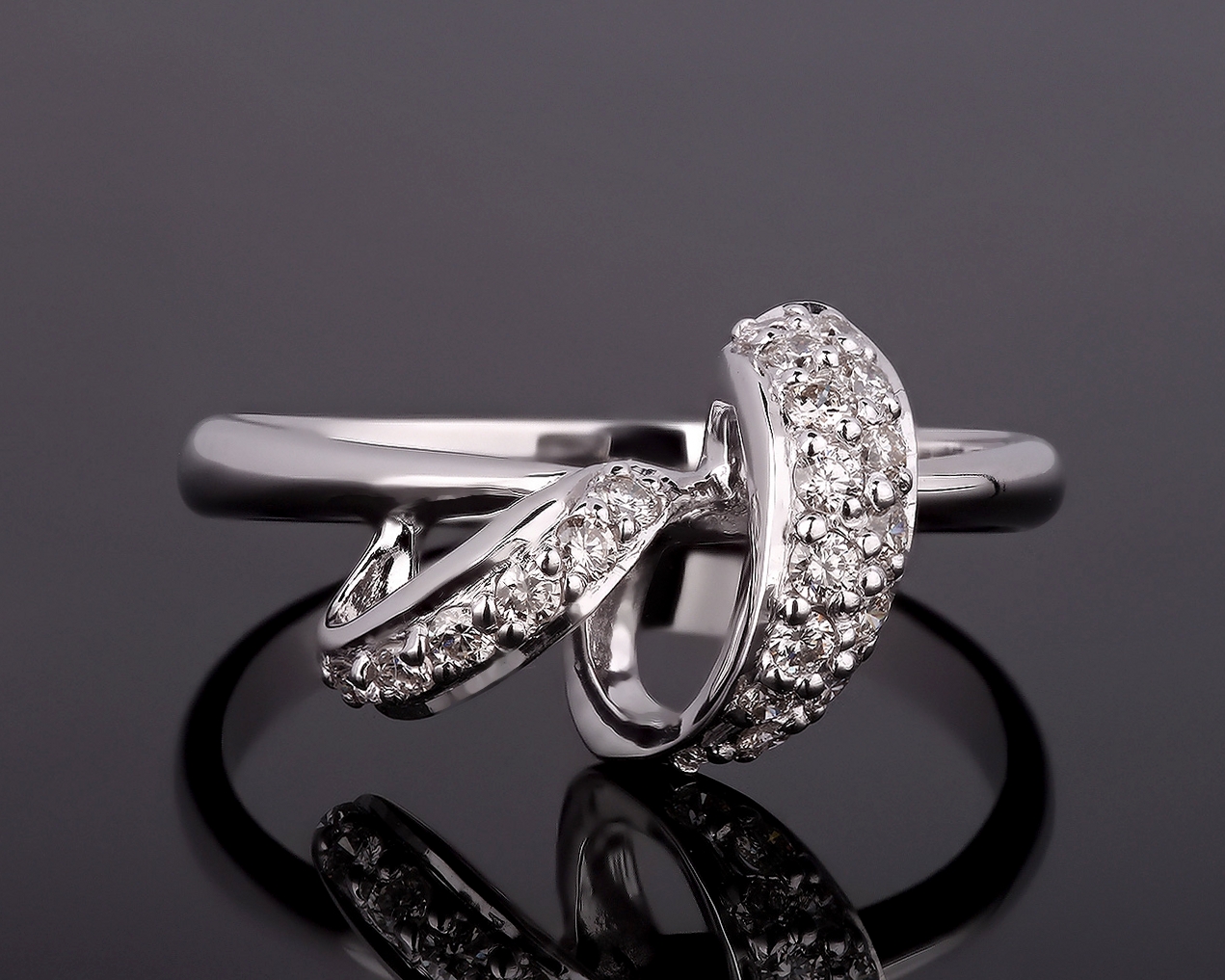 Элегантное золотое кольцо с бриллиантами 0.32ct 140917/20 Элегантное золотое кольцо с бриллиантами 0.32ct 140917/20