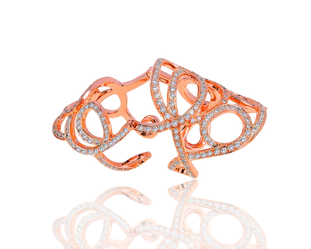 Изумительное золотое кольцо с бриллиантами 1.50ct 260718/8