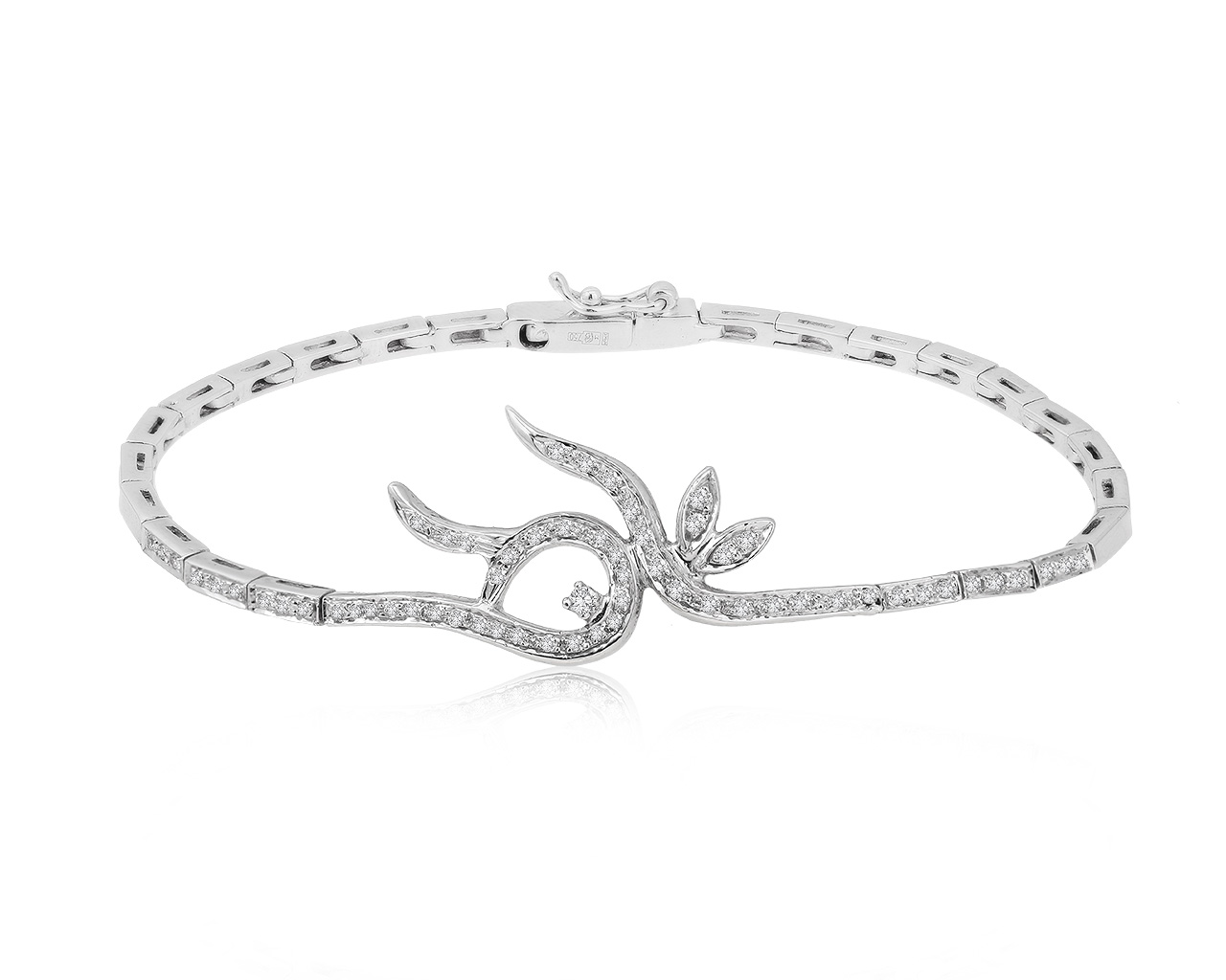 Завораживающий золотой браслет с бриллиантами 0.35ct 031120/5