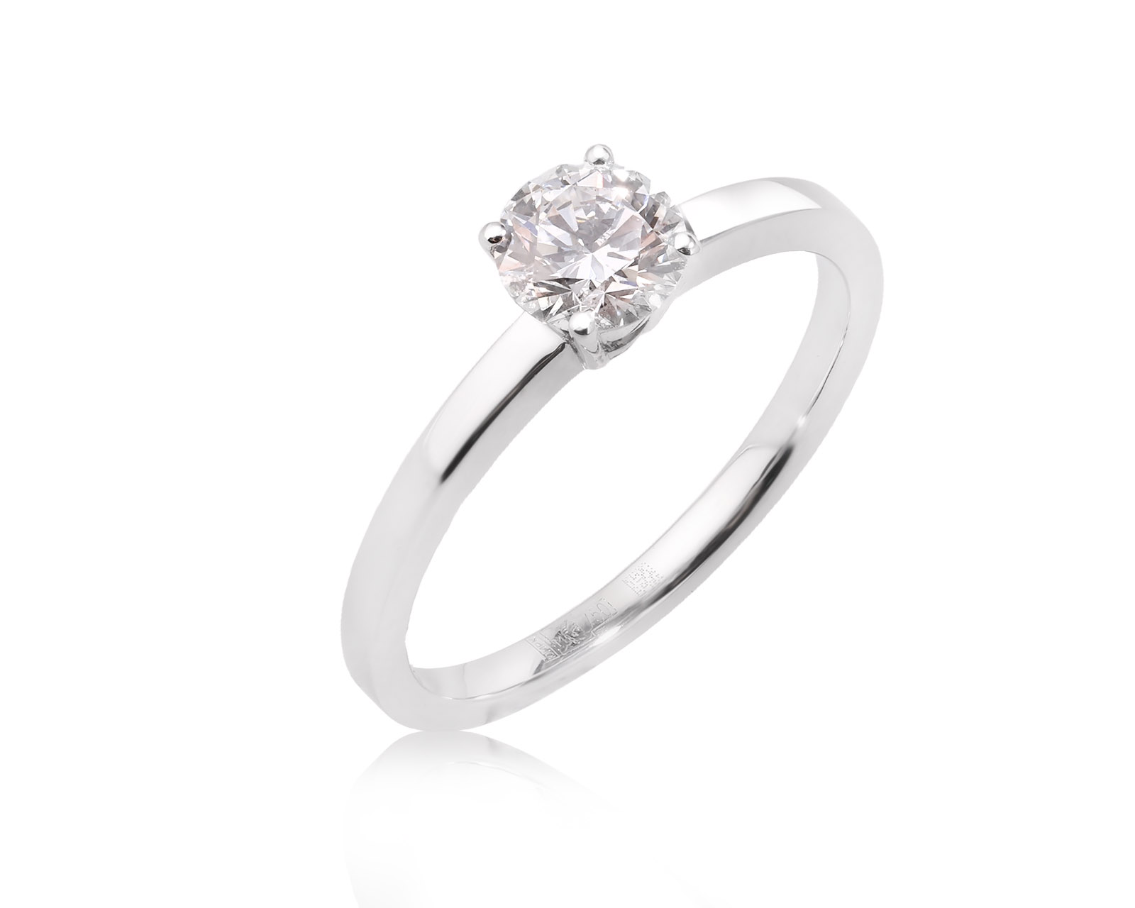 Оригинальное золотое кольцо с бриллиантом 0.58ct Mercury Solitare 210426/9