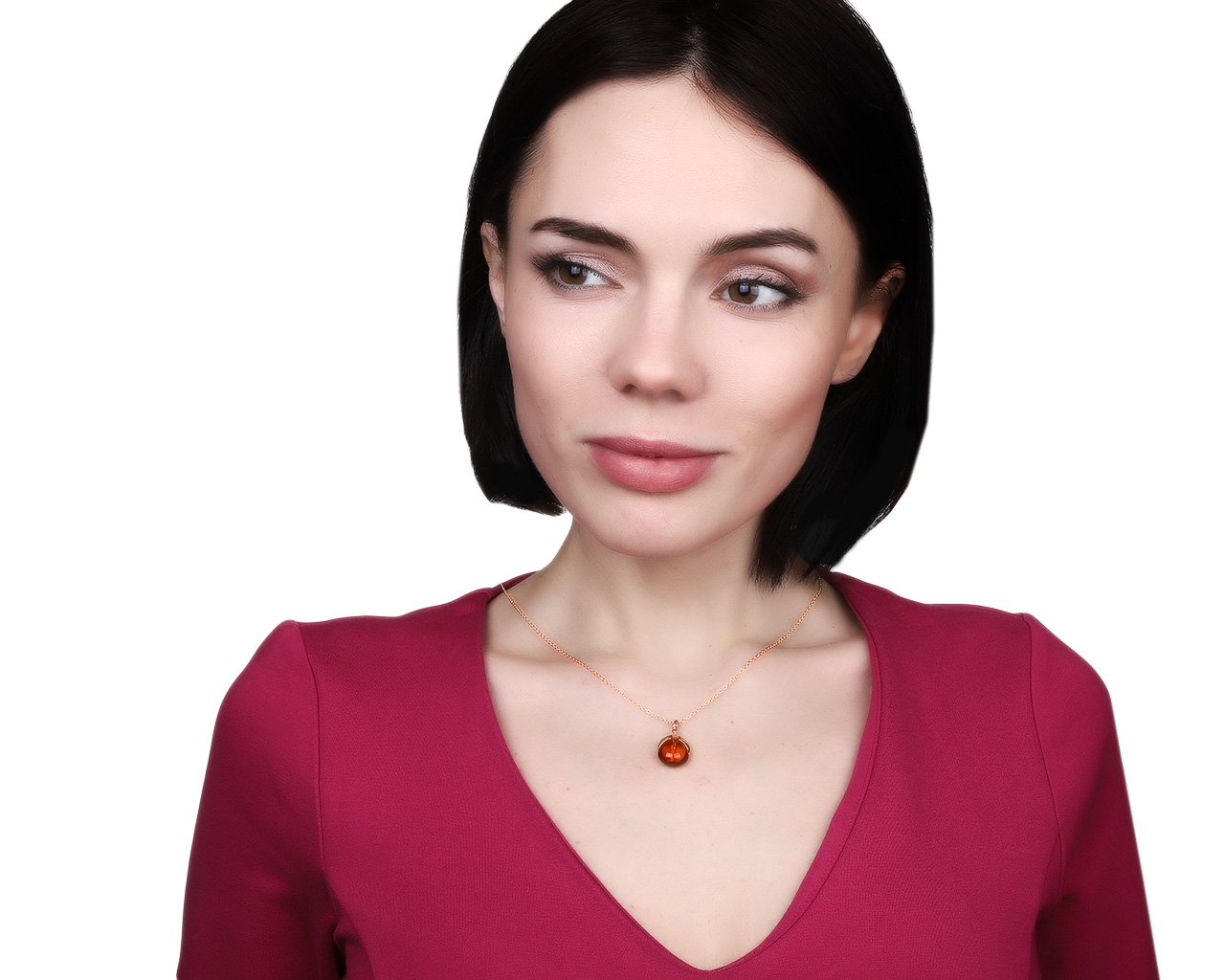 Оригинальный золотой кулон с цитрином 6.38ct Pomellato