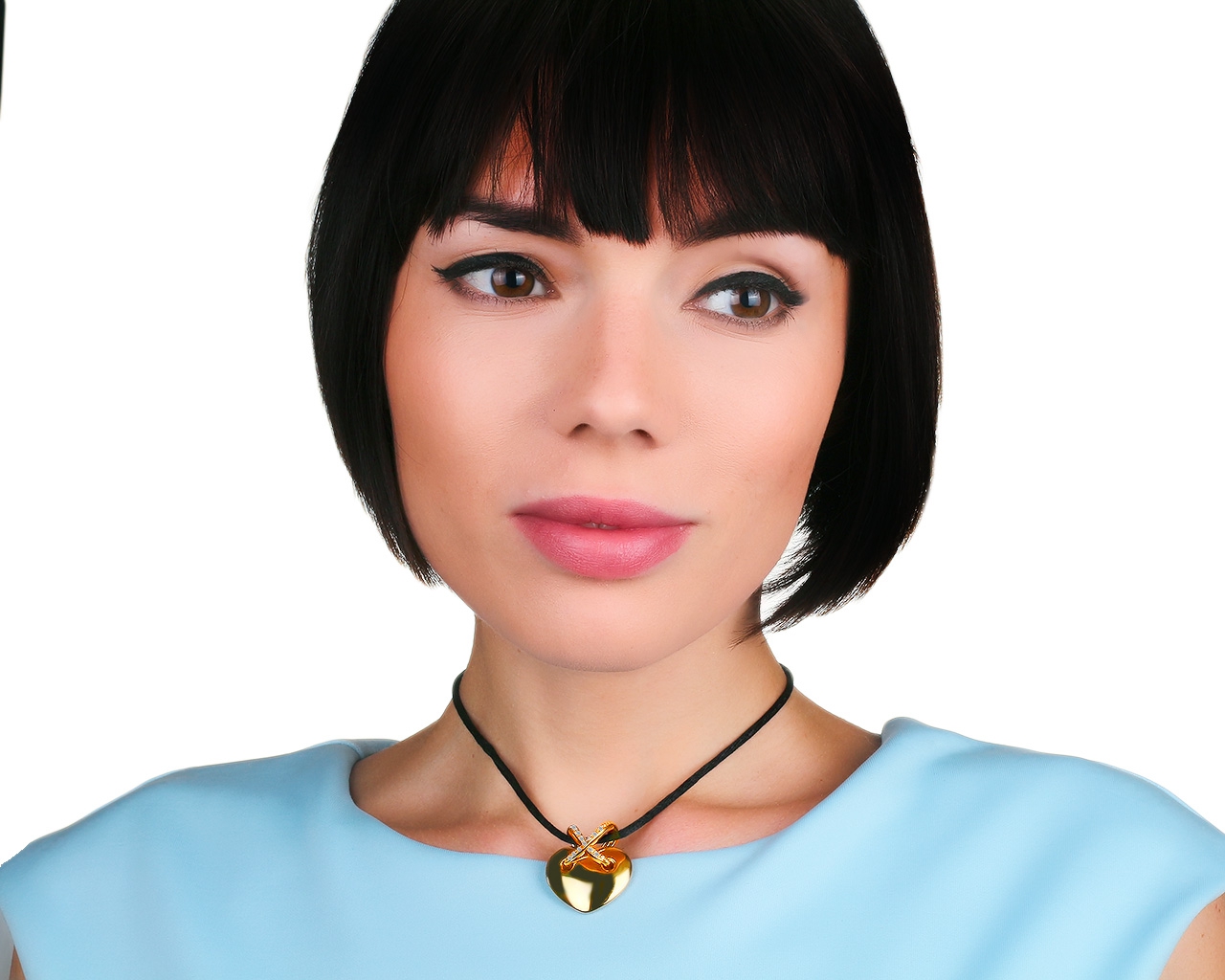 Золотая подвеска с бриллиантами 0.17ct Chaumet Liens Heart