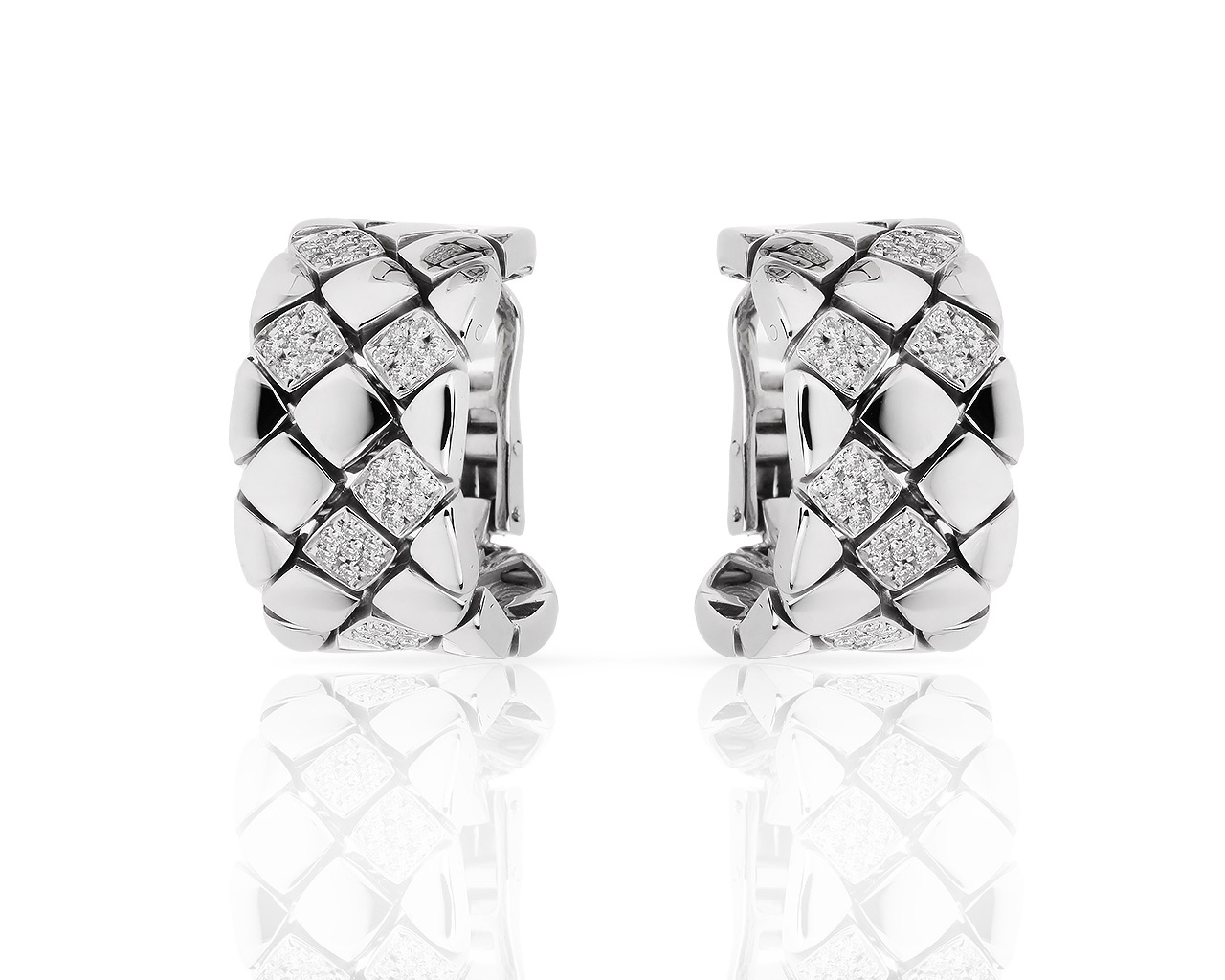Золотые серьги с бриллиантами 0.60ct Piero Milano Золотые серьги с бриллиантами 0.60ct Piero Milano