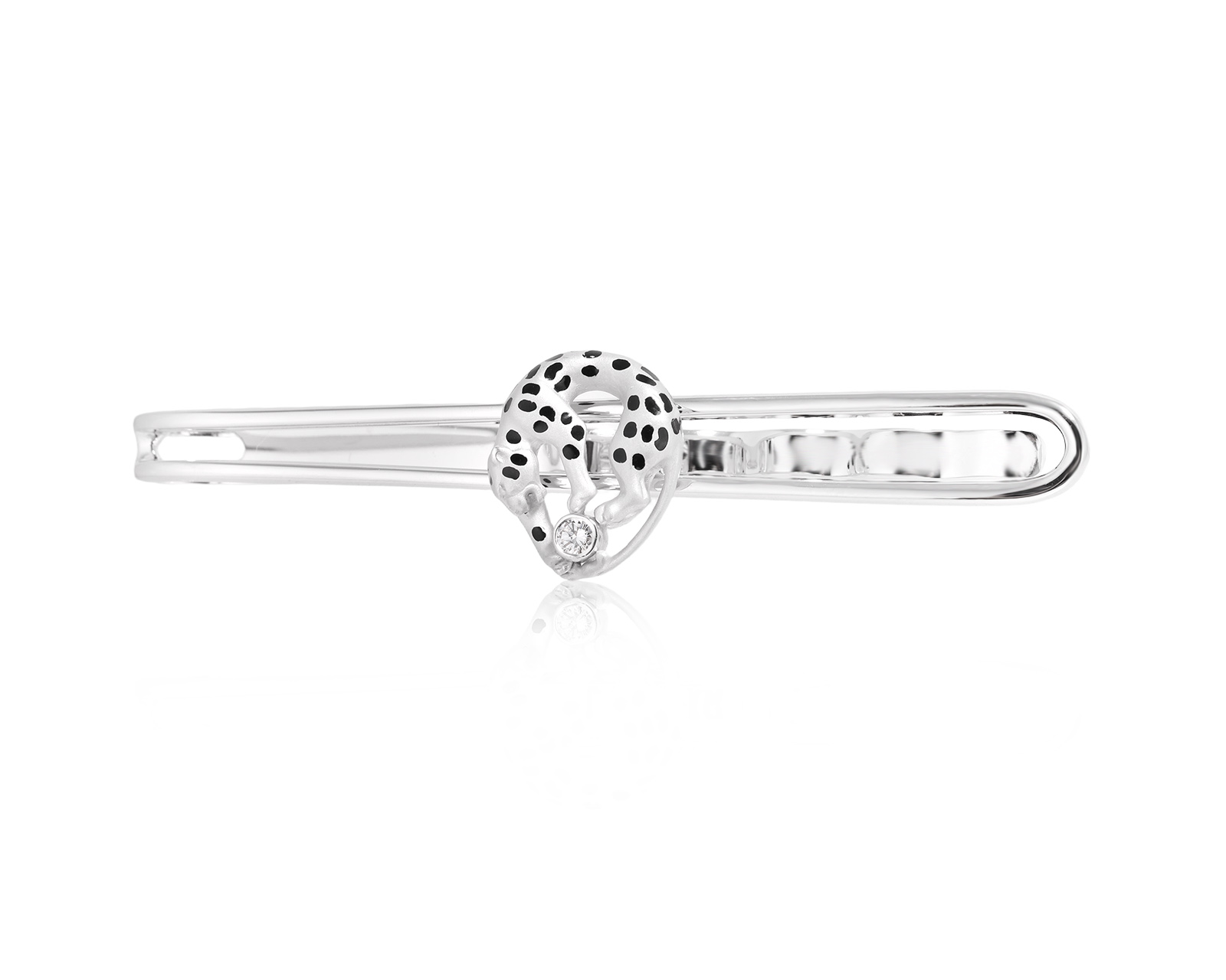 Оригинальный золотой зажим для галстука Carrera y Carrera Panther 290325/13