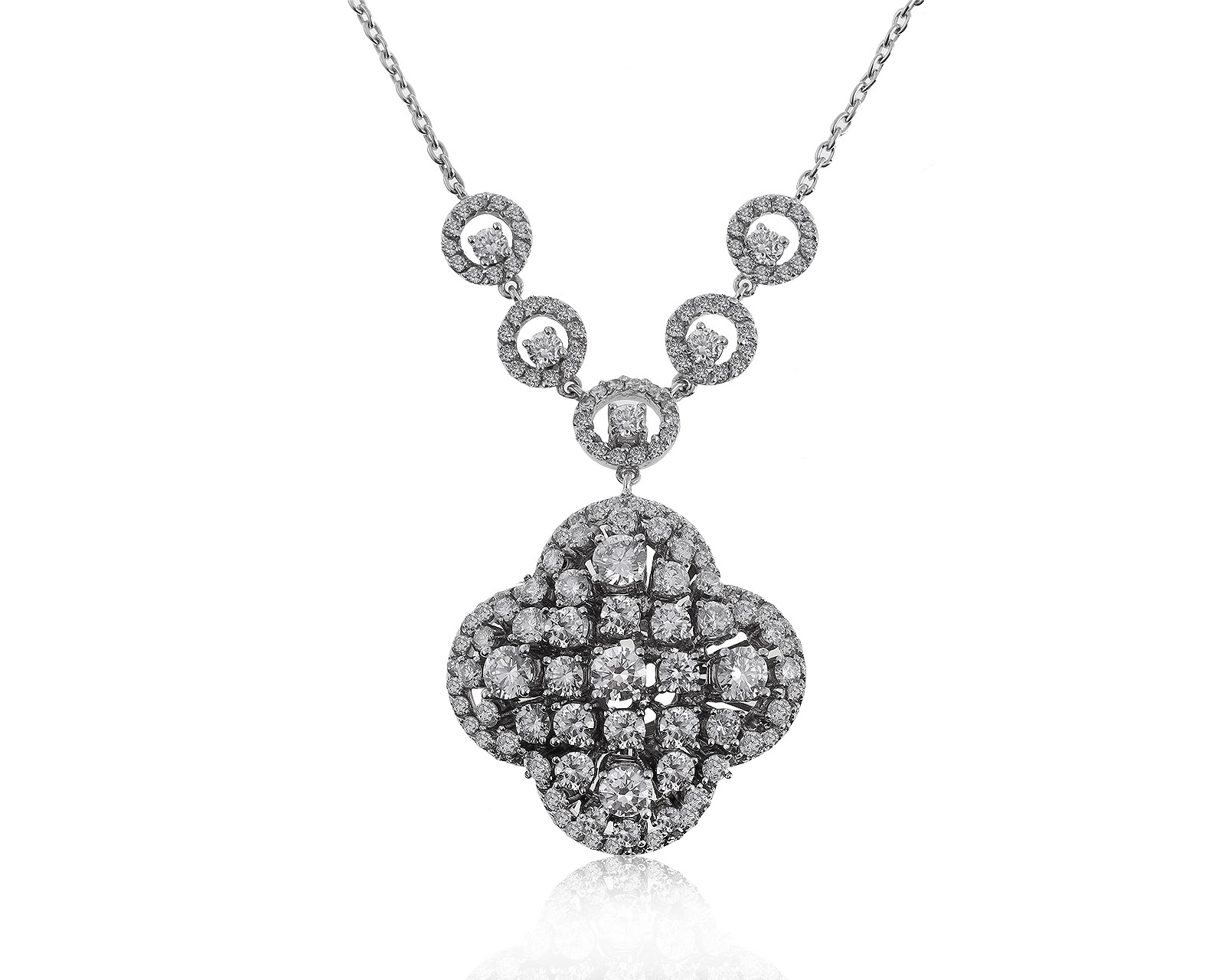Превосходный золотой кулон с бриллиантами 3.79ct 150721/9