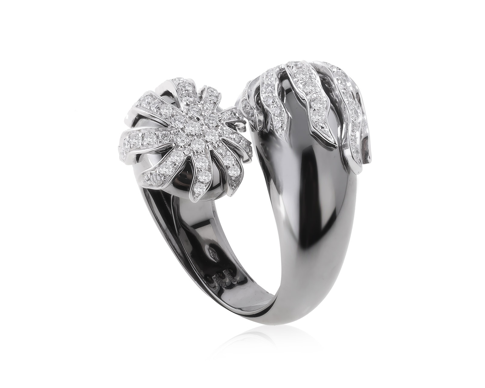 Итальянское золотое кольцо с бриллиантами 1.82ct 121222/1