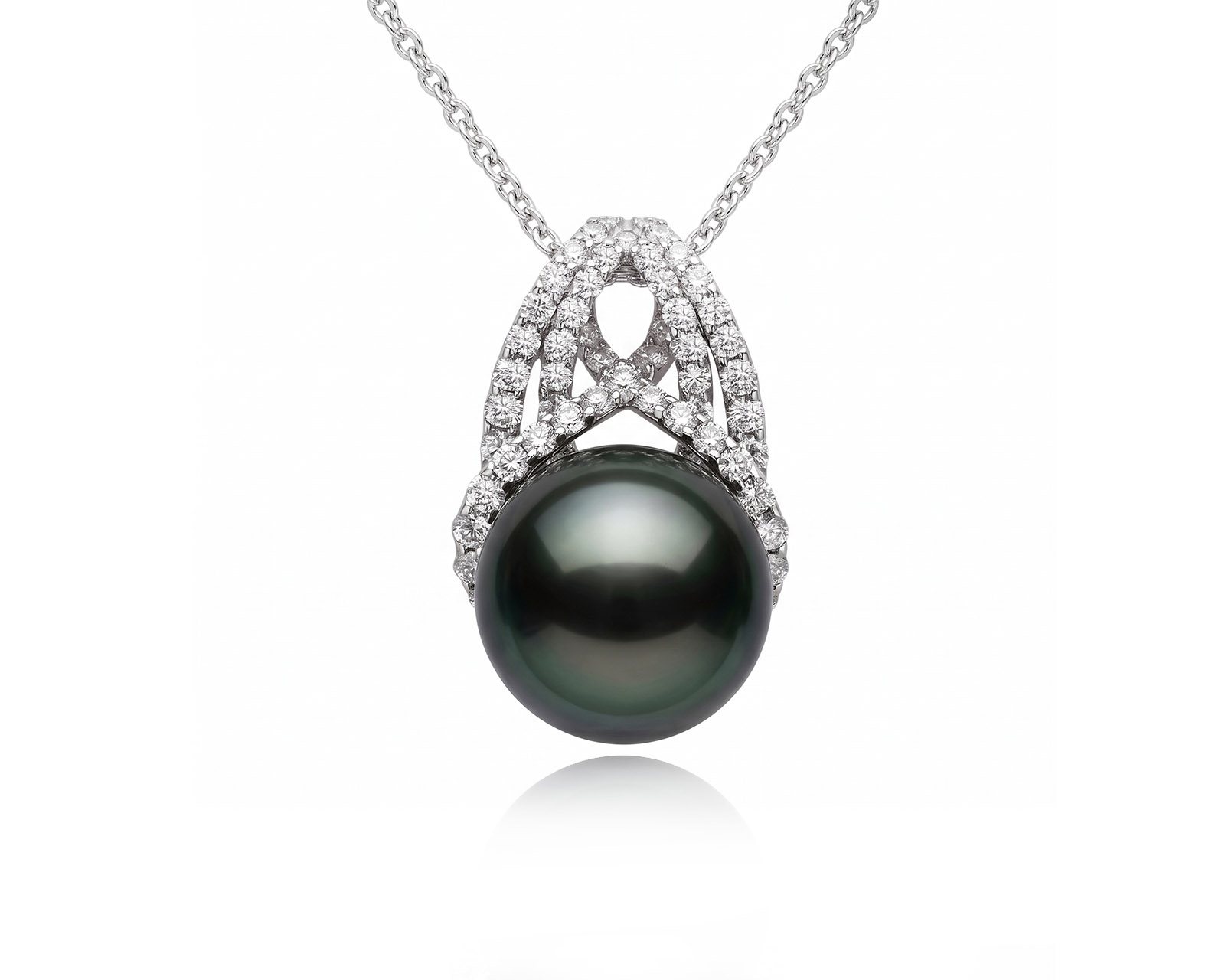 Оригинальное золотое колье с бриллиантами 2.05ct Cluev 220826/2