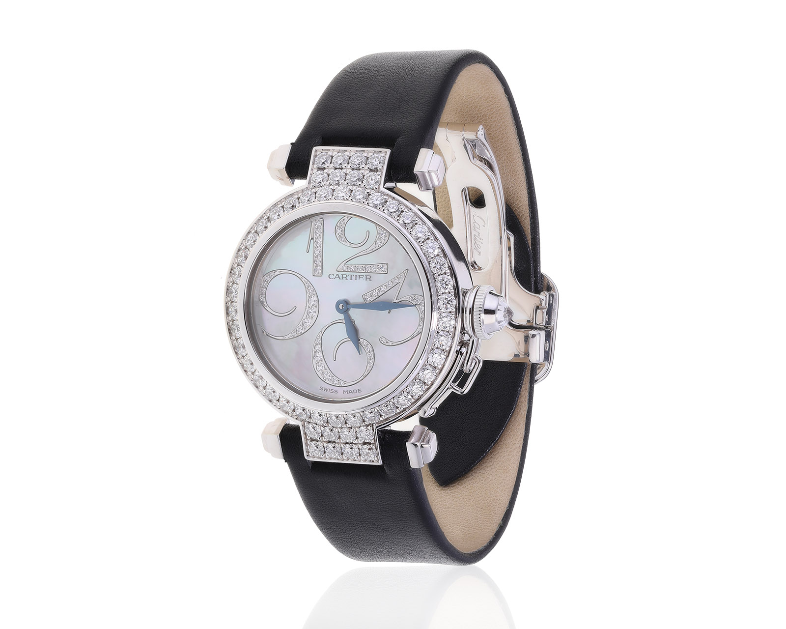 Оригинальные золотые часы Pasha de Cartier 240322/8