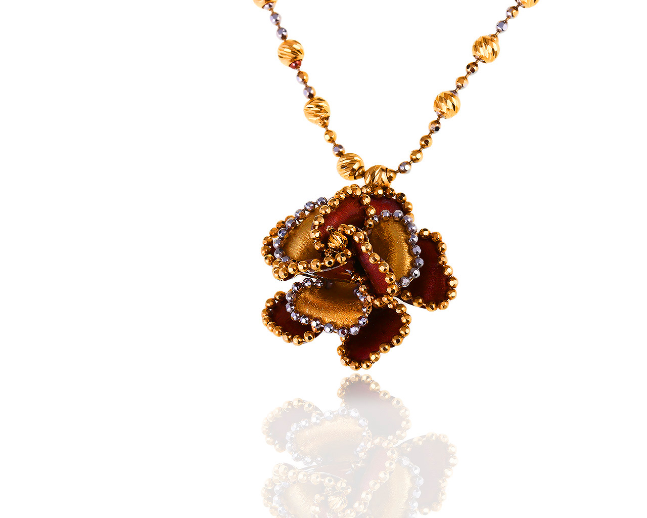 Оригинальный золотой кулон Roberto Bravo Soul Dance