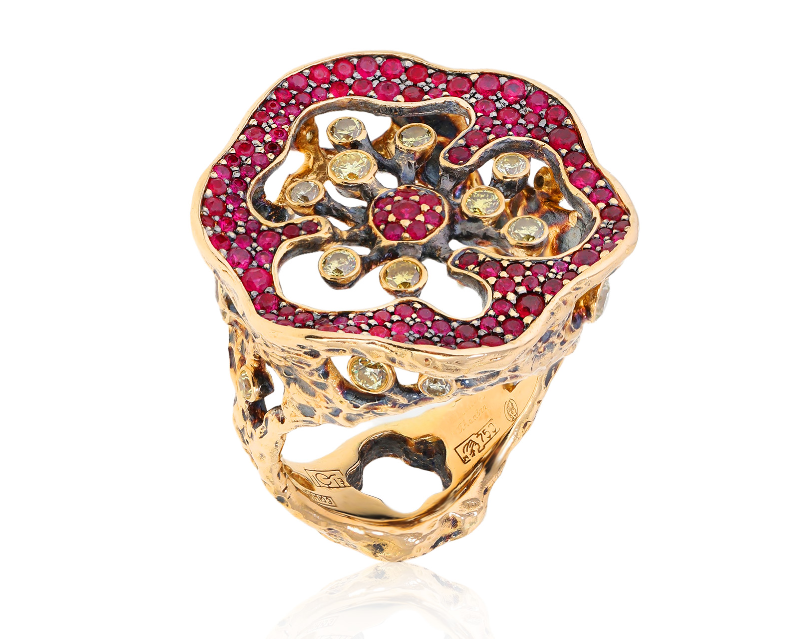 Оригинальное золотое кольцо Jewellery Theatre Chili Caravagio 290825/1