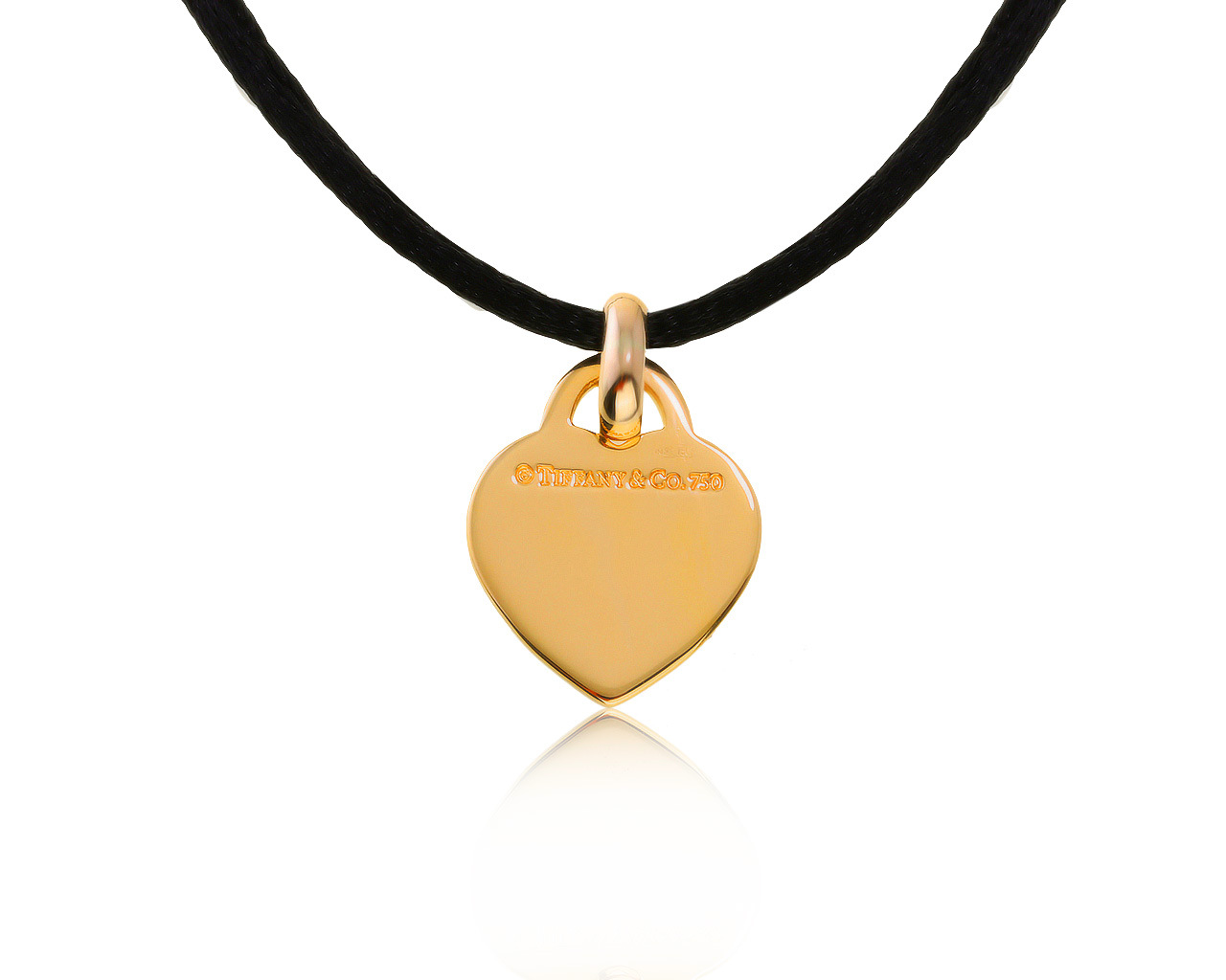 Оригинальный золотой кулон Tiffany&Co