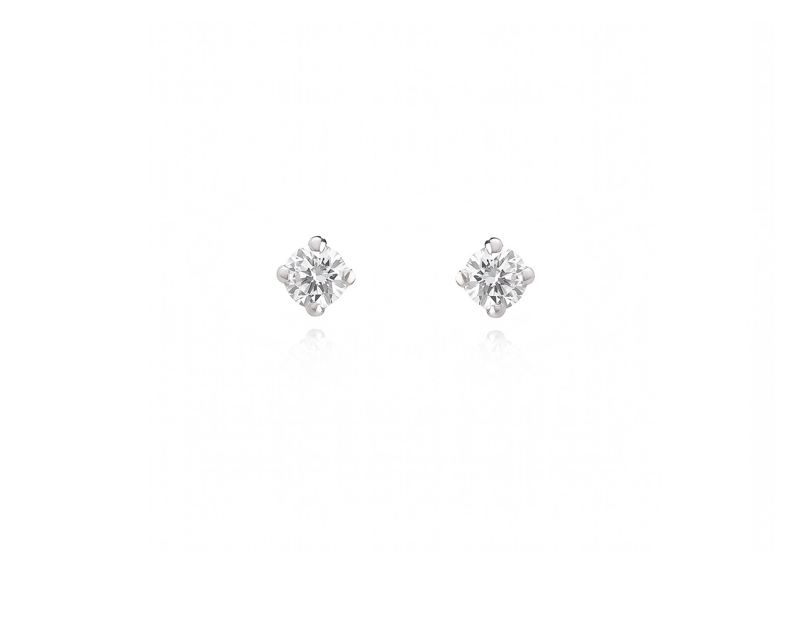 Золотые серьги с бриллиантами 0.40ct
