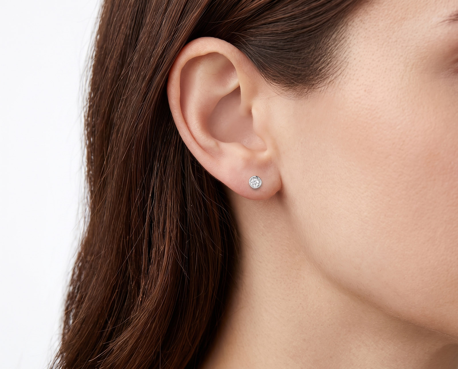 Оригинальные золотые серьги с бриллиантами 0.26ct Damiani Minou