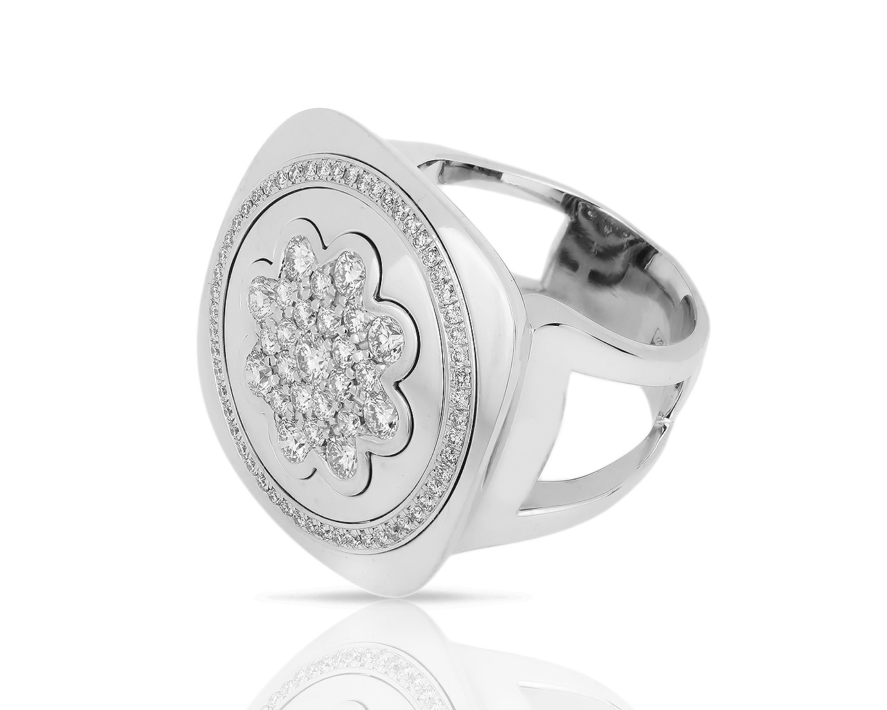Золотое кольцо с бриллиантами 1.35ct Stempovsky 280618/13