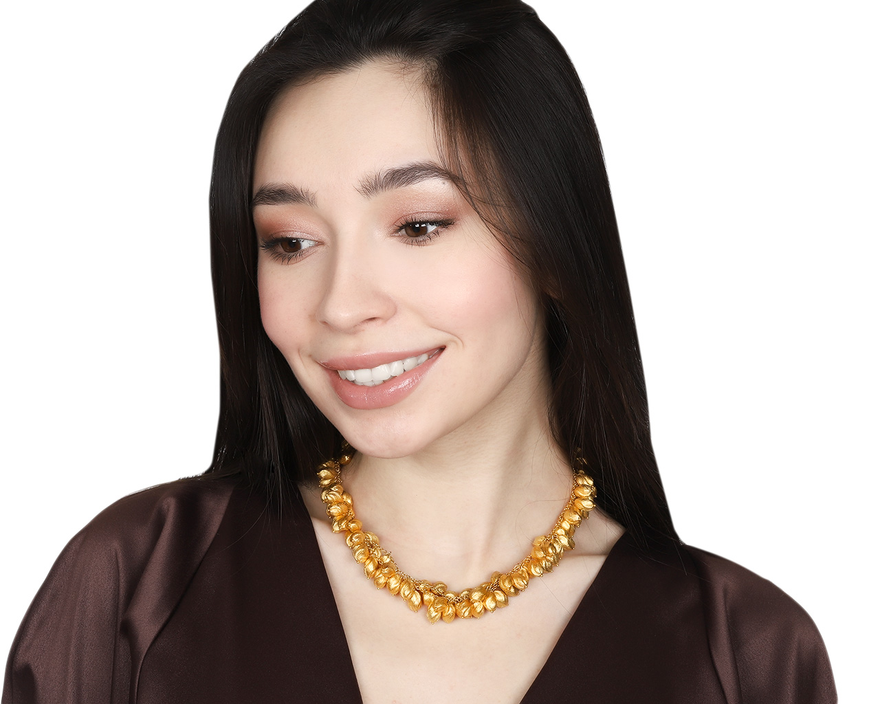 Оригинальное золотое колье Roberto Coin