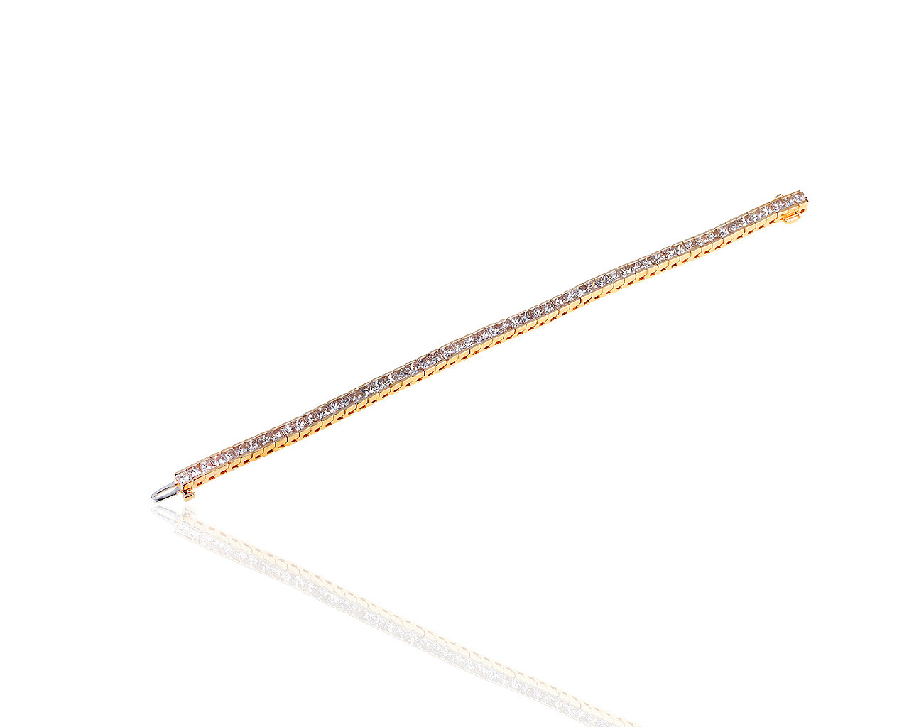 Великолепный золотой браслет с бриллиантами 11.23ct 250519/5