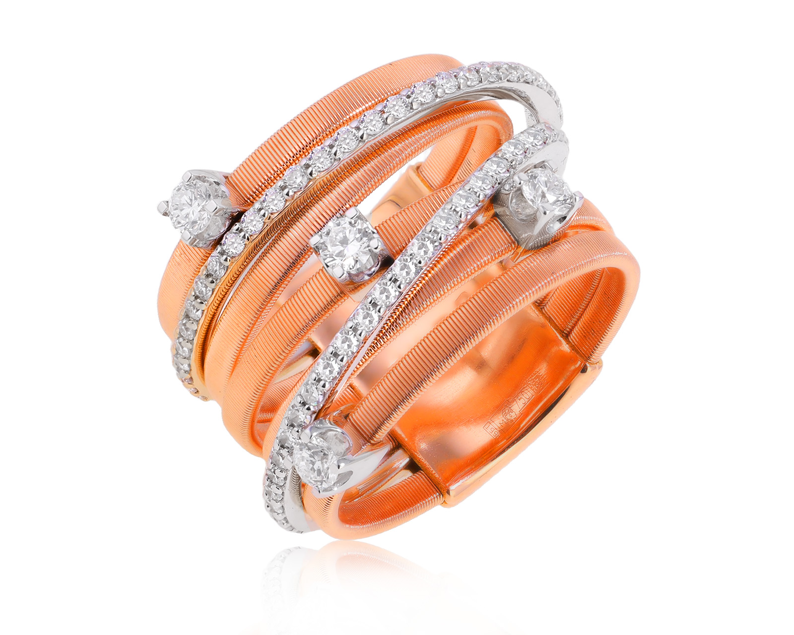 Оригинальное золотое кольцо с бриллиантами 0.64ct Roberto Bravo 170725/1 Оригинальное золотое кольцо с бриллиантами 0.64ct Roberto Bravo 170725/1